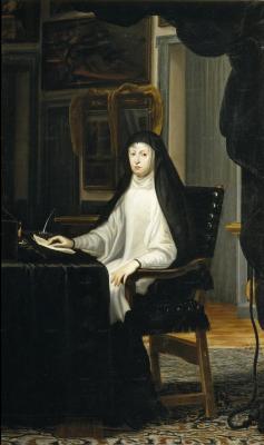 colourthysoul:  Juan Carreño de Miranda - Portrait of Queen Mariana de Austria as a Widow (1669) 