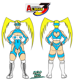 tuxsdrawings:  I’ve been seeing a lot of people make the assumption that R. Mika  looks exactly the same in Street Fighter V as she did back in Street  Fighter Alpha 3, and that’s simply not true. Granted, it wasn’t a  complete overhaul (which I’m