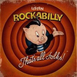 rockpartyy:  #rockpartyy #rockabilly #porky #pig #cerdito #fun #fucker #rock #retro #black #life #love #rule #instagood #old #oldschool