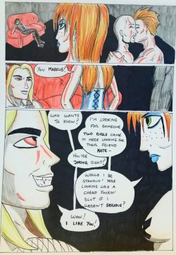Kate Five vs Symbiote comic Page 149  Marcus doing his thing again