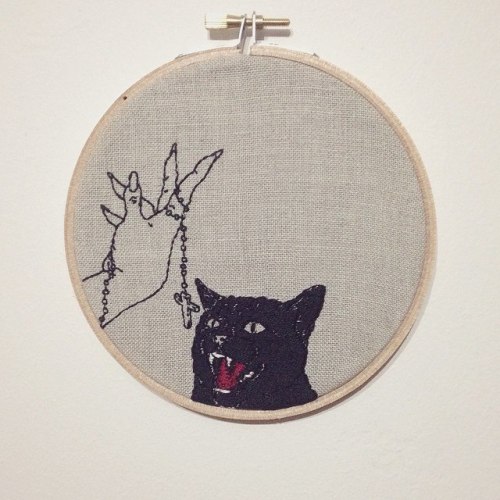 socialpsychopathblr:Hand embroidery by Adipocere porn pictures