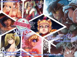 cutey-confidential: Happy Holidays from all of us here at Cutey Confidential! As part of our upcoming Monster Girl artbook, and following on our previous Halloween release, we would like to present you with the 2016 Cutey Confidential Winter Monster Gir