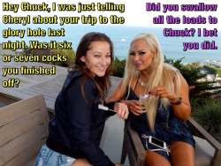 coocoocuckold:  Six or seven #bi #humiliation #cuckold #cuckoldcaptions #hotwife