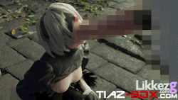 likkezg: WEBM LINK   Tiaz   and me are currently working on a 10-15min long video featuring 2B from Nier.  Enjoy this preview of one of the shots we are working on and expect more soon! Support TiazSupport Likkez 