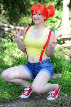 bbw-lucy:  bigtoaster:  southerngent38:  pyramidphotonyc:  nudenerds.tumblr.com nerdygirlsnaked:   Another Misty cosplay strip. Never going to get bored of these. Any followers cosplayed as Misty?      Wow she is super hot and a natural redhead to boot.