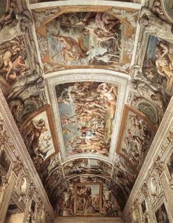 renaissance-art:  Annibale Carracci c. 1597-1602 Ceiling Fresco, Palazzo Farnese  Rome 