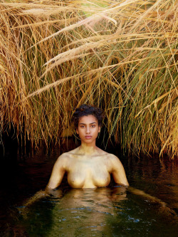 somecompany:  imaan hammam photographed by patrick demarchelier for american vogue january 2016 