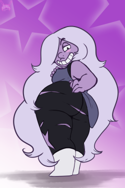 geeflakesden:  Still training on Clip Amethyst is my favorite ~   she is mine too~ &lt;3