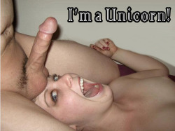   A unicorn !  so funny …http://mwisaw.tumblr.com/  