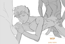 aru-nsfw:  why did his shirt never fit him?WIP #1 Kyo Sohma  Support me on Patreon -&gt; https://www.patreon.com/aru_  