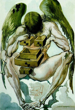 wzu:The Fallen Angel - Salvador Dali [1960]