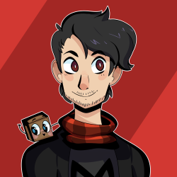 cinnamon-space-prince:  At @peinto ‘s stream, there was a lot of Markiplier and JSE art, so I decided to draw a Markimoo! (That stream was so fun ;w;)@markiplier !!  Nice!