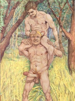 homoillustrated:  michaelkirwan:  By Michael Kirwan. Buy originals and learn more at kirwanarts.com   Follow us at HomoIllustrated