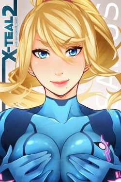 x-teal2:  Samus :D  a bit of practice…   There are a PSD file with both versions HD for download in my Patreon, HF profile    support me on patreon.com/X_teal2  =)   &lt;3 &lt;3 &lt;3