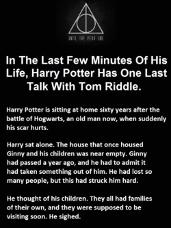 thebjdhotel:  dauntless-infinities:  Harry Potter, 60 years later, the final chapter….. Until The Very End △⃒⃘  NO Y’all can do whatever other shit you want but this is a book about magic and Hagrid is immortal damn it 