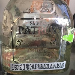 Made a decent dent into my bottle i’m ready to hear you all give me shit but trust me if you all had to deal with the same Cartagenian heat you’d all understand why I slacked off a bit 🤘🏼🤪🤘🏼   #patrón #patrónsilver #patronblanco