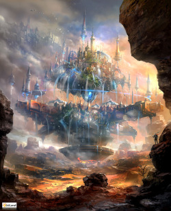 scifi-fantasy-horror:  ‘castle of water’ by jcircle