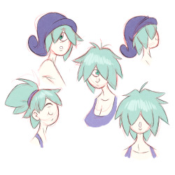 Some doodles of my character cola So yeah&hellip;this is what she looks like without her hat and stuff. The one eye is canon.