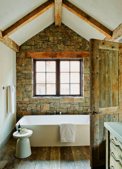 justthedesign:  Bathroom Modern Ski House By Haynes-Roberts And JLF &amp; Associates Photos: Audrey Hall 