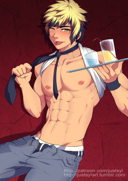   Comission for Cihuahua! My OC JJ .He told me to choose and draw one of my ocs so&hellip; here is him, all sexy and at your service!! If you like my art please support by rebloging or check my patreon!https://www.patreon.com/justsyl