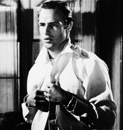 thedailylovejournal:  “You must be Stanley..”   Marlon Brando in Streetcar Named Desire.  