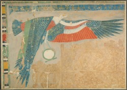 met-egyptian-art:  The Goddess Nekhbet, Temple of Hatshepsut by Charles K. Wilkinson, Egyptian ArtRogers Fund, 1930 Metropolitan Museum of Art, New York, NYMedium: Tempera on paperhttp://www.metmuseum.org/art/collection/search/544559