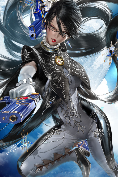 zumidraws:  Bayonetta, towards the end of the year I wanted to cover a few classic characters^^  High-res version, nsfw versions, video process, etc. on Patreon-&gt;https://www.patreon.com/zumi