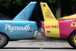 automobile-photography:  Daytona and Roadrunner old school. Via http://topvehicles.tumblr.com