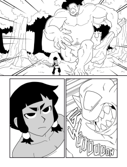 PAGES 01-05I had to make some edits. I changed the way I drew the metal, from hatching to spot blacks, and I accidentally drew her little waistcloth flipping sides a bunch.Still considering a title. But things on the most important front, the actually