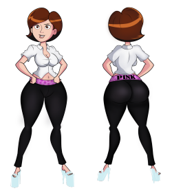 demenarts88:  grimphantom2:  Commission: Helen parr Stretch Pants by grimphantom    Hi everyone,Commission done for :iconsolomongun: who ask for Helen Parr from the Incredibles where he wanted to see her in stretch pants and glass high heels.This is a