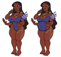 goodbadlewd:My Nani sketch colored by TheFirstPeppillon. Looks pretty good I must say :)