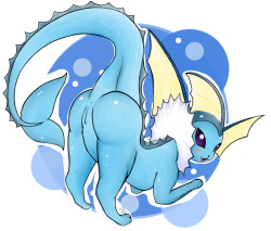 pokesexphilia:    just-another-hentaiblog said:How about some female Vaporeon?Yeah, sure, I hope you enjoy =D