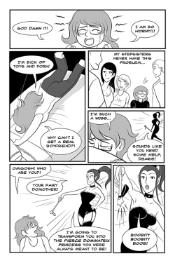 bannableoffense: originalfluffydomme:  sweet-arts:  Here’s Cindomrella, a stupid, ridiculous porn comic I drew a while back. Enjoy!  Can I be visited by the Fairy Domother sometime soon?  Also, props for a cute nerd girl being such a cute Dom!   sweet.