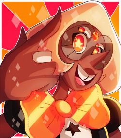 fire-bay:  .:ITS SHOW TIME:.I warned you I was sardonyx trash, I warned you all. Have some more of this cutie!!Art © MeSardonyx © CN/RebeccaSugar  to bad we wont be seeing her for a long while after this T T