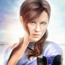 push-pulse:  Jill Valentine from RE. She’ll be look like that in real life. Tablet: wacom bamboo cth-470;Total time: 50+ hours