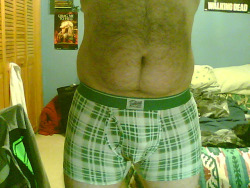 Imhereforthemen:  One Of The Many Pairs Of Green Undies I Have! :)And Another ;)And….Oh