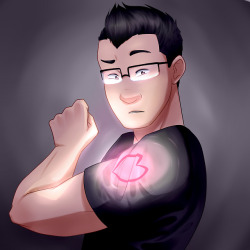 aohoshiart:    I’m so glad Mark played Hearts and Heroes I’ve been contemplating what to draw and @markipliergamegifs gave me the great idea to redraw the first time mark gets to the hub that I drew back in 2015 when we first started developing the