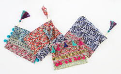 Dreamalittlebiggerblog:  I Adore These Diy Embellished Zippered Pouches From The