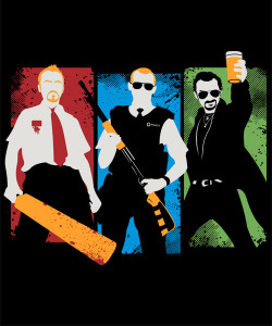geeksofdoom:  killerweasel:  available for the next 16 hours at http://www.qwertee.com/  Well, damn! I’m gonna have to spend some money right now.  Because I know somebody out there likes this shit.