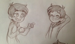 blue&ndash;hoodie:On a 2 hour delay so I doodled a bit of Marco!  holy cow this is good.there is even Royal Marco!