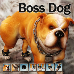 Not that you have Chocolates Bulldog, now you can toughen the guy up! Grab these great accessories for your good boys!  1 boss character mat pose. Chains and cuffs, 6 accessories are included. Ready for Poser 9 and up! Boss Dog For CL-Bulldog   renderoti.