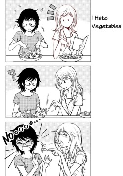 yuriloverotaku:  Do you still hate vegetables? :3
