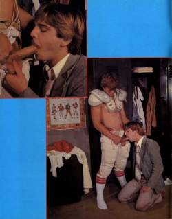 Stills from vintage Nova mag Ball Games. My first porn purchase - that mag was tattered from use, lube and cum. George Conover and Craig Hughes.