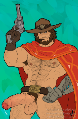 headingsouthart:  McCreefrom overwatch. finally finished the sketch i posted a while ago.