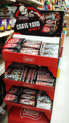 cameoamalthea:  emilianadarling:  IF YOU THINK FOR ONE SECOND THAT SLAPPING A HALLOWEEN WRAPPER ON SOMETHING IS GOING TO MAKE ME WANT IT MORE THEN YOU ARE absolutely correct i’ll take 50.   Where is this? I thought Halloween was more of an American
