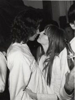 theswinginsixties:  Jim Morrison and Pamela