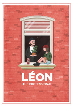 thepostermovement:Leon the Professional by Maria Suarez-Inclan