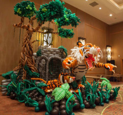 archiemcphee:  Today the Department of Incredible Inflatable Art salutes the work of Philadelphia-based balloon artist and entertainer Jason Secoda of Airheads Entertainment. Jason has been creating balloon art for over 15 years now.  “My philosophy