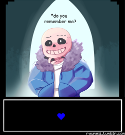 ryumeii:  Sans says this during his fight if you finish a pacifist run then reset and play through a genocide run and I’m sobbing ;;; 