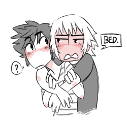 riku-eosphorus:  (( Accurate description of Riku’s relationship with soralovesyou not even joking. Their whole life is a honeymoon to them and they spend all free time in bed. ))